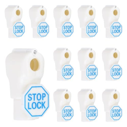 Peg Hook Locks PC Magnet Anti-Theft Pegboard 7mm White 50Pcs - color: White, size: 7mm