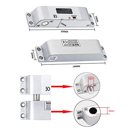 Electric Drop Bolt Lock DC 12V Fail Safe NC Mode Electronic Door Lock
