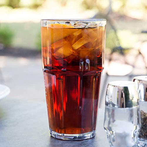 G.E.T. 9922-1-CL-EC 22 oz. Clear Tumbler, SAN Plastic Bahama Tumblers (Pack of 4)
