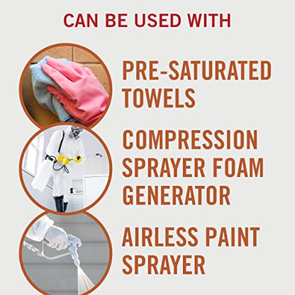 Wall Wash with Biosolv, Smoke Damage Degreaser, 1 Gal, 4 Pack - size: 128 Fl Oz (Pack of 4)