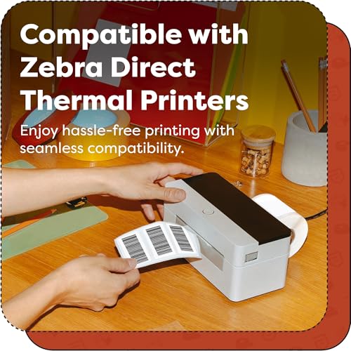 2" X 3" Direct Thermal Labels (6000 Count, 12 Rolls) - Perforated Product - size: 2" X 3"