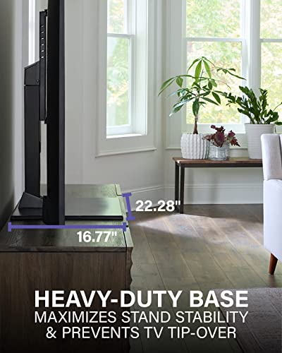 SANUS Universal TV Stand for 40-86” TVs w/Height Adjustment & Swivel