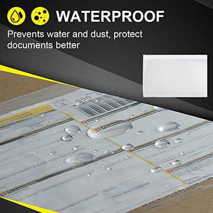 OausTect 6" x 9" Packing Slip Envelope Pouches, Clear Adhesive Top Loading Packing List Label Sleeve - 2000 Packs Shipping Envelopes - size: 6" x 9" - 2000 Pcs