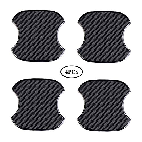 Universal 3D Carbon Fiber Car Door Handle Protection Film-M - color: Black, size: M