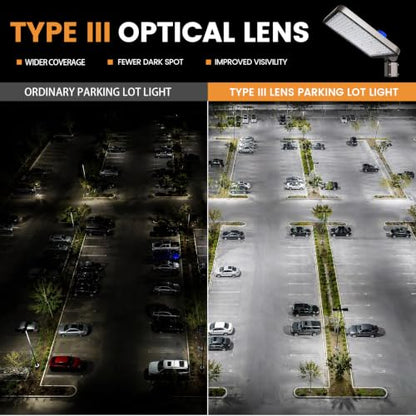 480W LED Parking Lot Light, 72000LM 5000K Dusk to Dawn Pole Mount - size: 480W/1Pack