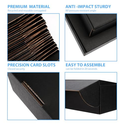 6x6x3 Black Shipping Boxes for Small Business, Packing, 25 Pack - color: Black, size: 6x6x3 inch