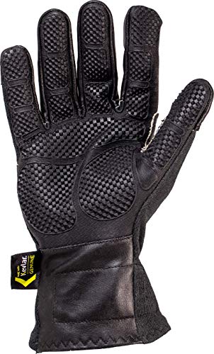 Ironclad HEATWORX HEAVY DUTY FR; Fire Resistant Gloves, handle hot items – up to 600°F (315 °C), (1 Pair), Size Large (HW6XFR-04-L),Black/Dark Grey - size: Large (Pack of 1)