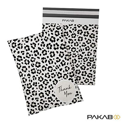 PAKABOO Poly Mailer Shipping Bags 10x13 Inch, 100 Pack, Non-Padded Envelopes with Tamper Proof Self-Seal, Cheetah Print Packaging - color: Cheetah, size: 10 x 13 inch