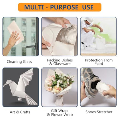 50 SHEETS 27”x15” Packing Paper Sheet for Moving Shipping Wrapping Packing Box Newsprint Paper Moving Paper Moving Supplies Protecting Fragile Items Glass China Dishes Packing (50SHEETS) - style: 50SHEETS