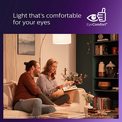 PHILIPS LED 75W PAR20 4-Pack Ultra Definition Bright White (3000K) 800 Lumen (10W = 75W) Dimmable Frosted Flicker-Free Light Bulbs - size: 4 Pack, style: PAR 20