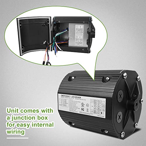 25W LED Emergency Backup Driver for Dimmable UFO High Bay Light Up to 200W