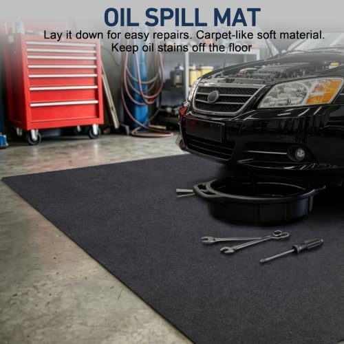 Oil Mat for Garage, Cut-to-Fit Felt, 3' x 4'11" - size: 3'*4'11"