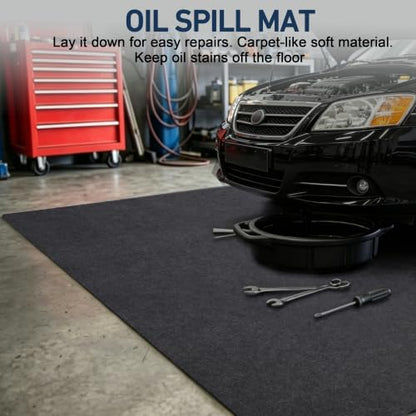 Oil Mat for Garage, Cut-to-Fit Felt, 3' x 4'11" - size: 3'*4'11"