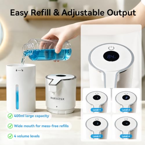 Touchless Automatic Electric Foaming Soap Dispenser - color: White, size: Foam