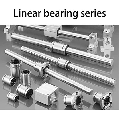 Linear Ball Bearings, LM6LUU 6mm Bore Longer Linear Motion Bushing Double Side Rubber Sealed Rod Liner Shaft Parts for CNC Machine 3D Printer 4 Pack - size: 6mm
