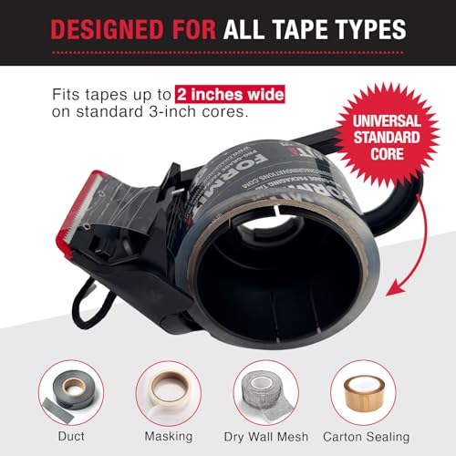 Packing Tape Dispenser - 1-Count, Refillable - style: Tape Dispenser