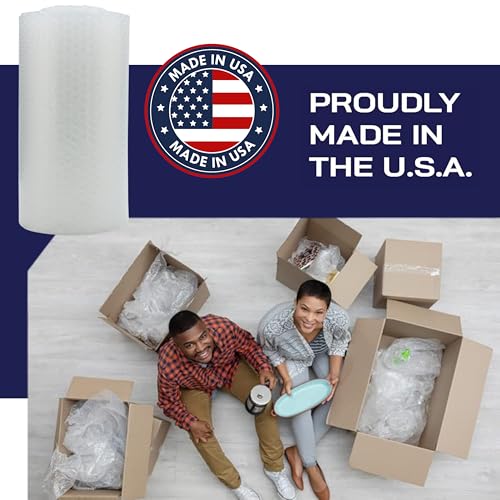 Bubble Roll Wrap 12" x 175', 1-Pack 3/16" Perforated Small Cushioning - size: 175 Sq Ft