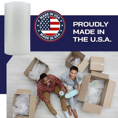Bubble Roll Wrap 12" x 350', 1-Pack 3/16" Perforated Small - size: 350 Sq Ft
