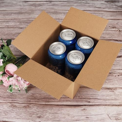 CRUGLA 40 Packs 7x6x5 Shipping Boxes for Small Business, Corrugated Cardboard Boxes Bulk for Shipping Packing Mailing - size: 7x6x5 Inch
