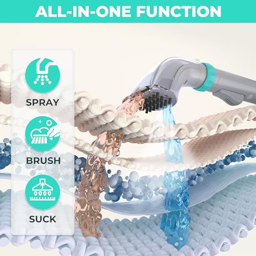 HAUSHOF Steam Carpet and Upholstery Cleaner Machine, with 3 Modes & 3 Tools