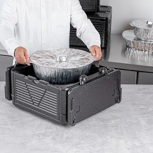 Restaurantware Black Epp Food Pan Carrier, 16.7 x 9.1 In - size: 25 Quart