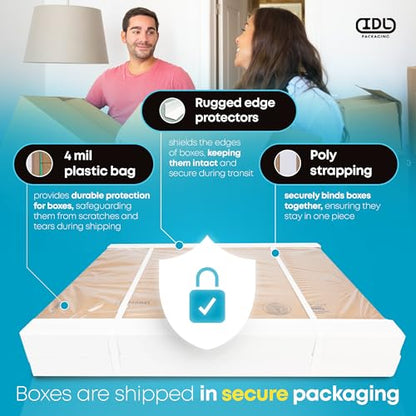 Small Moving & Shipping Boxes 8"L x 6"W x 6"H (25-Pack) - Extra Strength 200 lb vs Regular - Corrugated Cardboard Boxes for USPS/UPS/FEDEX - Packing Box - Eco Shipping Box by IDL Packaging - size: 8 * 6 * 6" (Small Boxes)