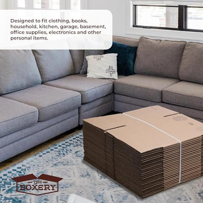 The Boxery Moving Boxes 20-Pack Medium | 18x14x12 inch - size: Medium-20-pack