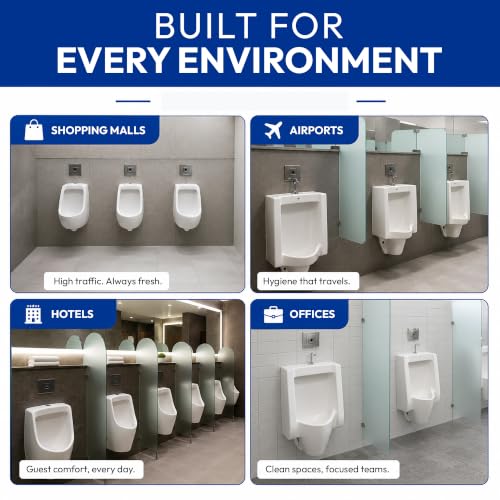 Fresh Products Urinal Screen Deodorizer, Odor Control, Splash Reduction, Long-Lasting Freshness, for Commercial Restrooms (Pack of 12)