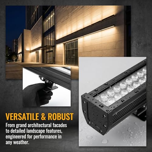 72W Wall Washer Light 40'' 2700K 120V IP67 Waterproof Plug-in - color: 2700K-Warm-White, size: 40"
