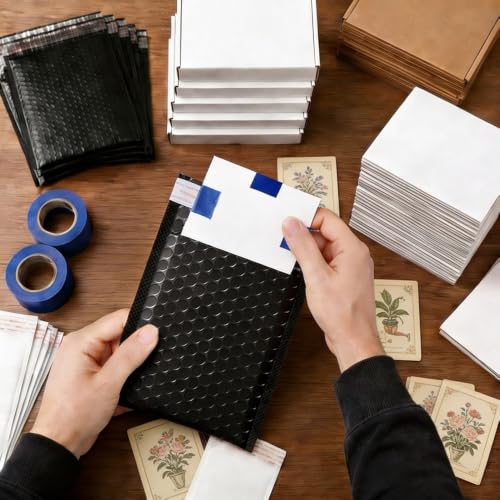 ANSSDO 302 Pcs Trading Cards Shipping Supplies Packaging Protector Kit - color: 4x6 Inches