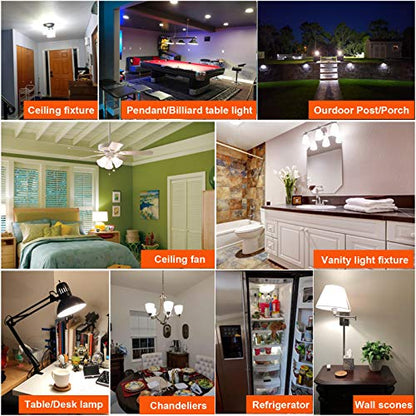 LiteHistory A15 E26 Led Bulb,6w=60 watt Light Bulbs,Dimmable,Daylight 5000K - color: Daylight 5000k