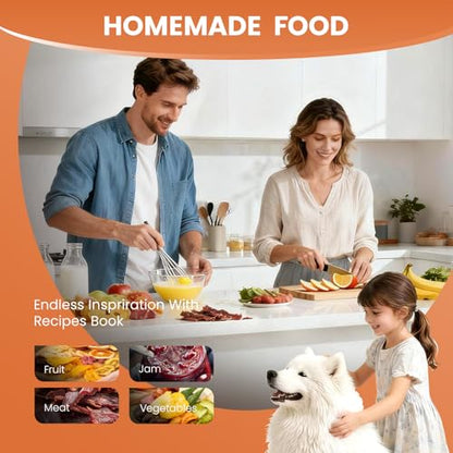 Food-Dehydrator Machine Adjustable Temperature 12 Trays 800W Food Dryer - size: 12 trays