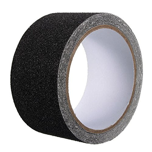 2" x 16' Roll Rubberized Anti Slip Safety Tape Non Skid Stair Step Grip Boat (Blue) - color: Black