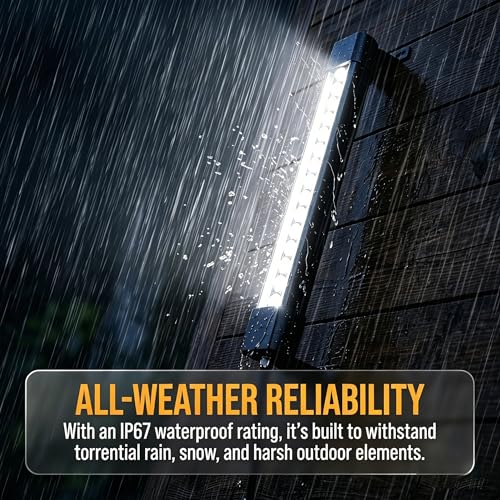 72W LED Wall Washer Light 40Inch IP67 5000K 120V Plug-in Outdoor Light 2pcs - color: 5000K Daylight White-2pack