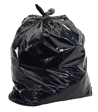 Commander 42 Gallon 3 MIL Black Contractor Bags With Hand Tie - 32" x 44" - Pack of 20 - For Industrial, Commercial, Janitorial, & Construction - style: 42 Gal, 2.4 Mil, 20 Count
