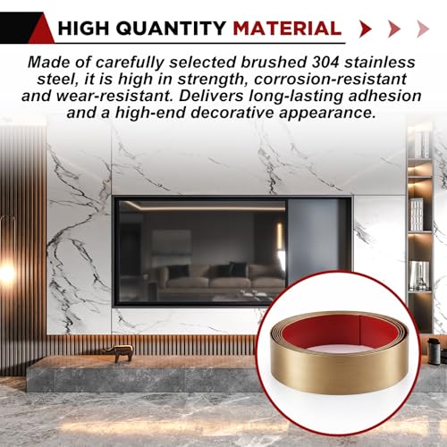 1 Pack 4 x 240 Inch Stainless Steel Kick Plate, Brushed Rose Gold - color: Rose Gold, size: 4 x 240 Inch