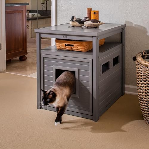 New Age Pet® ECOFLEX® Litter Loo® Enclosure, Jumbo, Grey - color: Grey, size: Jumbo