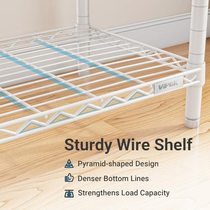 VIPEK R2 Clothing Rack for Hanging Clothes Rolling Clothes Rack Heavy Duty - color: White, size: R2