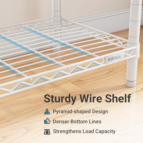 VIPEK V4 Garment Rack for Hanging Clothes Heavy Duty Portable Closet - color: White, style: V4