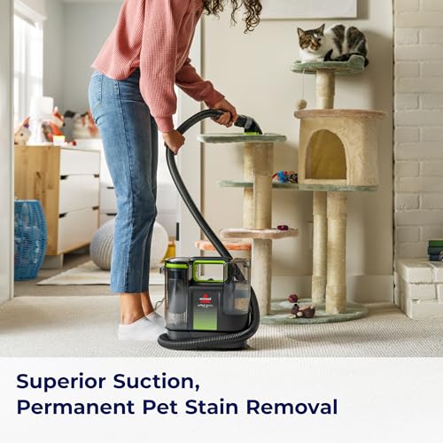 BISSELL Little Green Max Pet Portable Carpet Cleaner, 3860 - style: Little Green Max Pet