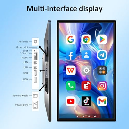 55" Smart Board, 4K UHD Electronic Interactive Board for Classroom