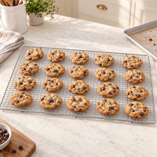 Mrs. Anderson's Baking Professional Cooling Rack, Heavy Duty Steel - size: Big Sheet