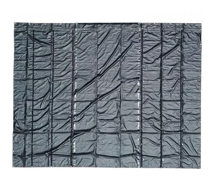 Mytee Products 20' x 24' Flatbed Truck Tarps Heavy Duty Steel Machinery Tarp - Black - size: 20' x 24' (6' Drop)