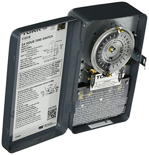 NSI TORK 1101B SPST 40A 120V 24-Hour Mechanical Dial Timer