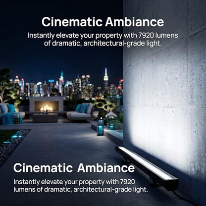 72W Wall Washer Light 40'' 6000K 120V IP67 Waterproof Plug-in - color: 6000K-Daylight-White, 72W, size: 40"