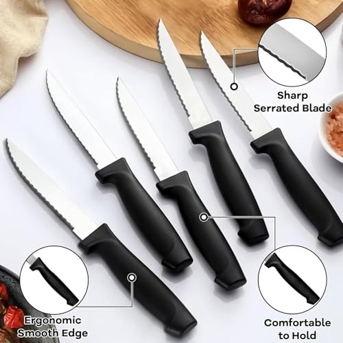 Pleafind 𝟏𝟒% 𝐎𝐅𝐅 73-Piece Silverware Set with Organizer - Heavy Duty Stainless Steel Flatware Set Service for 12, Cutlery Utensil Sets with Steak Knives, Tableware Set for Home Restaurant - size: 73 pieces
