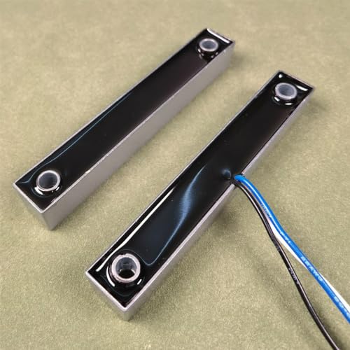 Gebildet MC-58 Rolling Door Contact, Magnetic Reed Switch Alarm with 3 Wires for N.O./N.C. Applications - color: Silver-E1282T