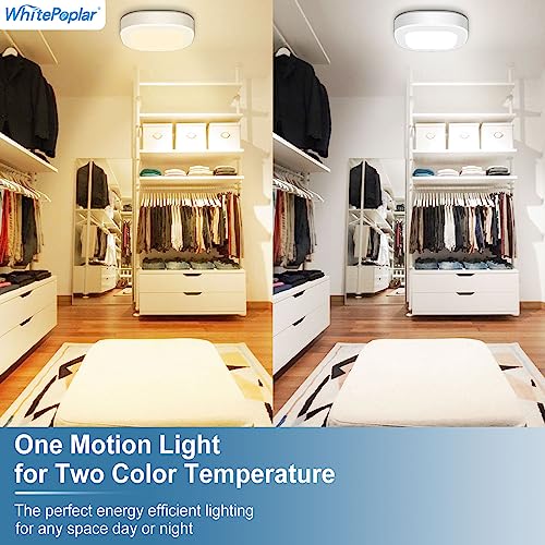 Battery Powered Motion Sensor Light with Remote, Wireless 300LM Indoor - color: Color Changeable - Remote