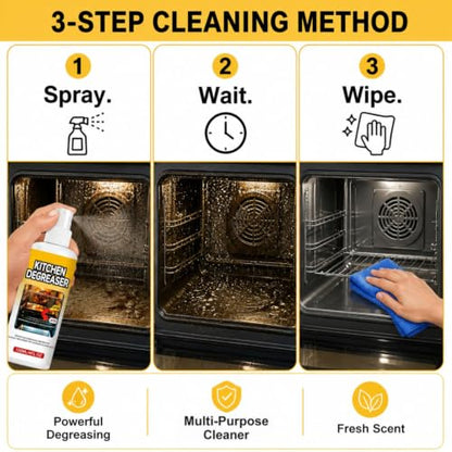 2PCS Spray Grill Cleaner,Kitchen Degreaser Spray For Grill & Oven
