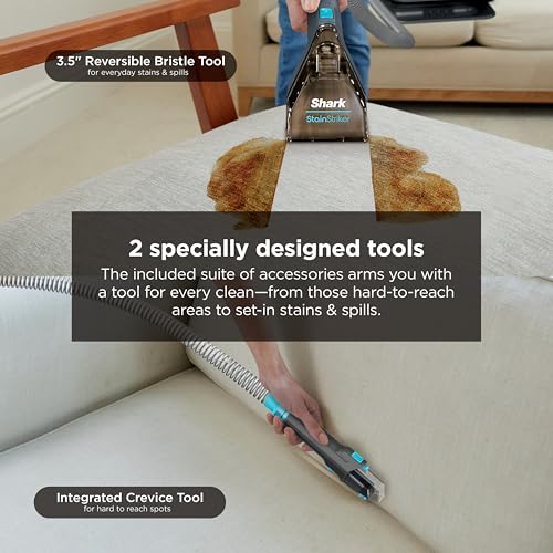 Shark StainStriker Portable Spot & Stain Cleaner, 2 Tools, PX221BRN - style: StainStriker + 2 Tools